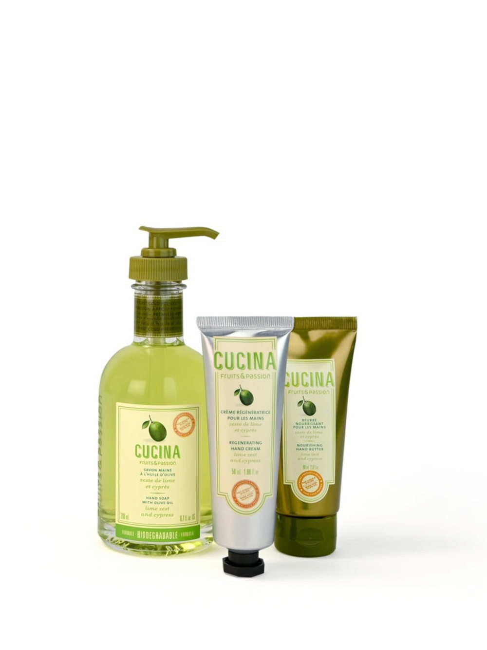NWT Fruits & Passion Lime Zest and Cypress Hand Care Set - Picture 2 of 3
